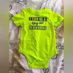'Tiny bit Demanding' Onesie